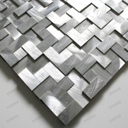 Mosaico de Aluminio para cocina y banos Konik muestra mosaico