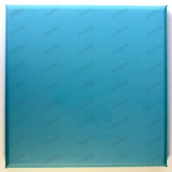 Paneles de piel sintética 30x30 cm bleu turquoise