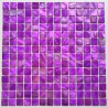 azulejo de mosaico de perlas perlas de baño Nacarat Violet