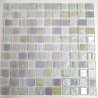 wall tiles for bathroom or kitchen glass tiles Habay Blanc