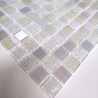 wall tiles for bathroom or kitchen glass tiles Habay Blanc