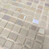 wall tiles for bathroom or kitchen glass tiles Habay Blanc