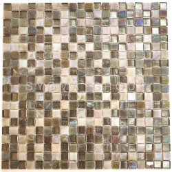 Mosaico de vidrio para azulejos de baño y ducha modelo Mirta