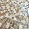 Glass mosaic for bathroom and shower tiles Mirta model