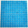 Azulejo de mosaico azul Lorens Bleu para baño