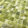 Elba : Carrelage Mosaïque en Marbre Vert – Design et Élégance